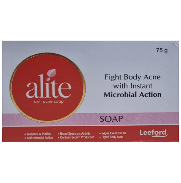 Alite Deep Cleansing Soap for Acne & Pimple Free Skin
box of 75 gm Soap
