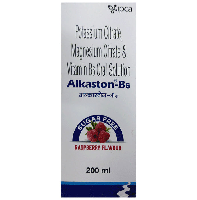 Alkaston B-6 Oral Solution with Potassium, Magnesium & Vitamin B6 | Raspberry
bottle of 200 ml Oral Solution