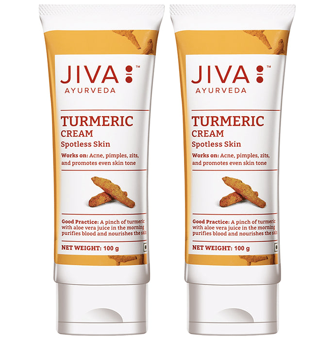 Jiva Turmeric Cream Spotless Skin (100gm Each)
combo pack of 2 Tubes