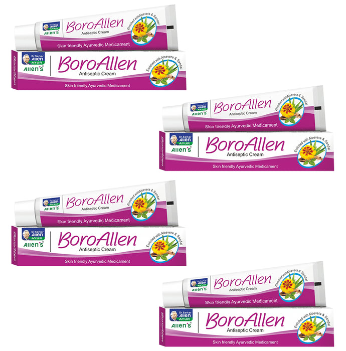Allen Laboratories Boro Allen Anti Septic Cream (20 gm Each)
combo pack of 4 Tubes