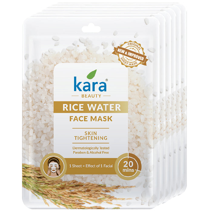 Kara Rice Water Face Mask (1 Each)
combo pack of 6 Packs