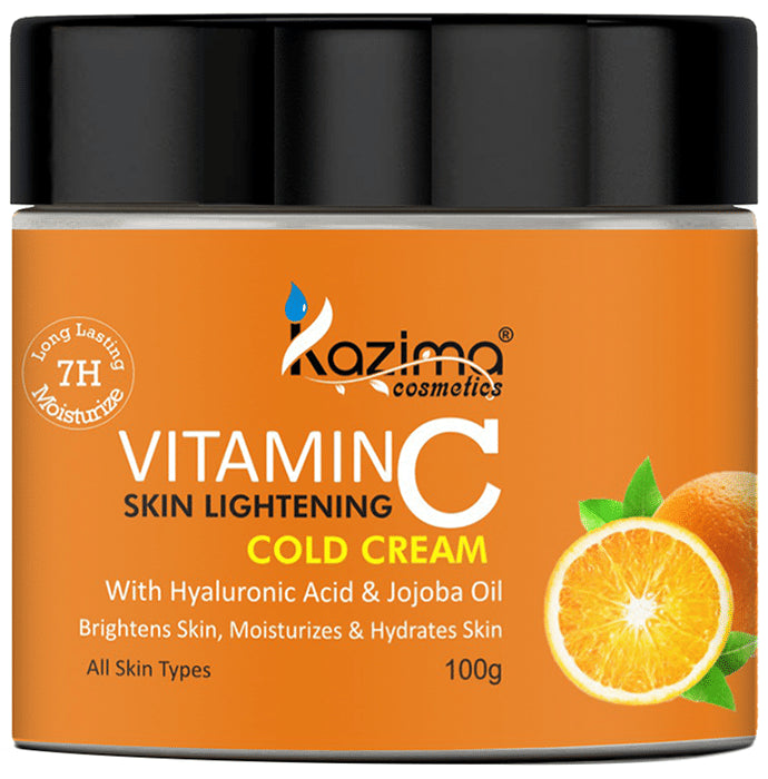 Kazima Vitamin C Skin Lightening Cold Cream
jar of 100 gm Cream