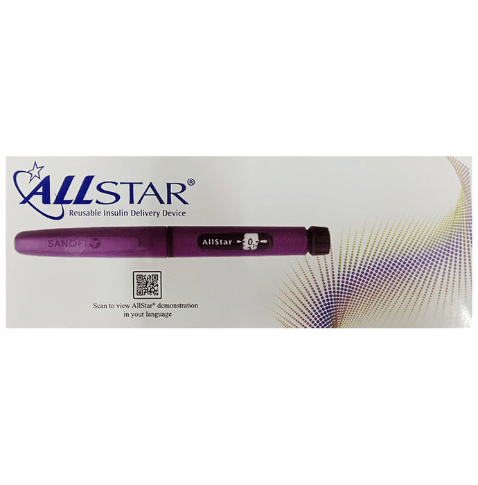 Allstar Reusable Insulin Pen (Only Pen) | Diabetes Monitoring Devices
box of 1 Pen
