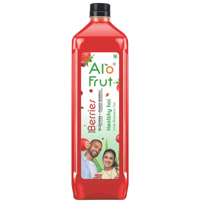 Alo Frut Berries Aloevera Juice
bottle of 1 Ltr Juice