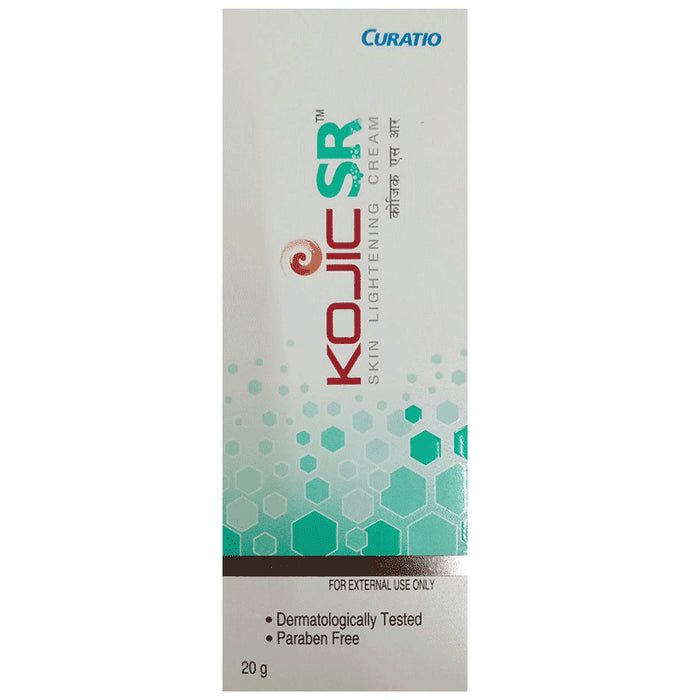 Kojic SR Skin Lightening Cream Paraben Free
tube of 20 gm Cream