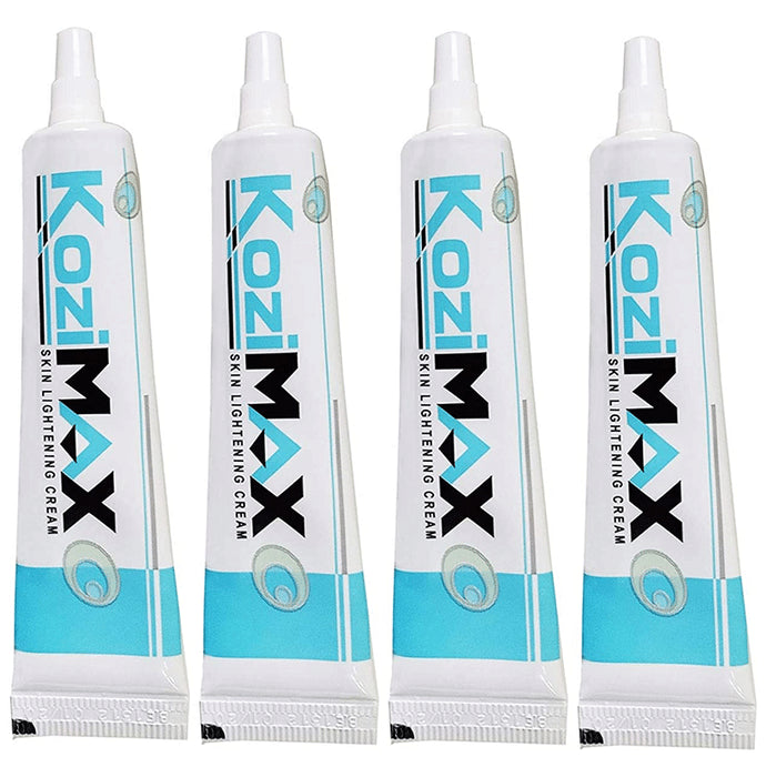 Kozimax Skin Lightening Cream (15gm Each)
combo pack of 4 Tubes