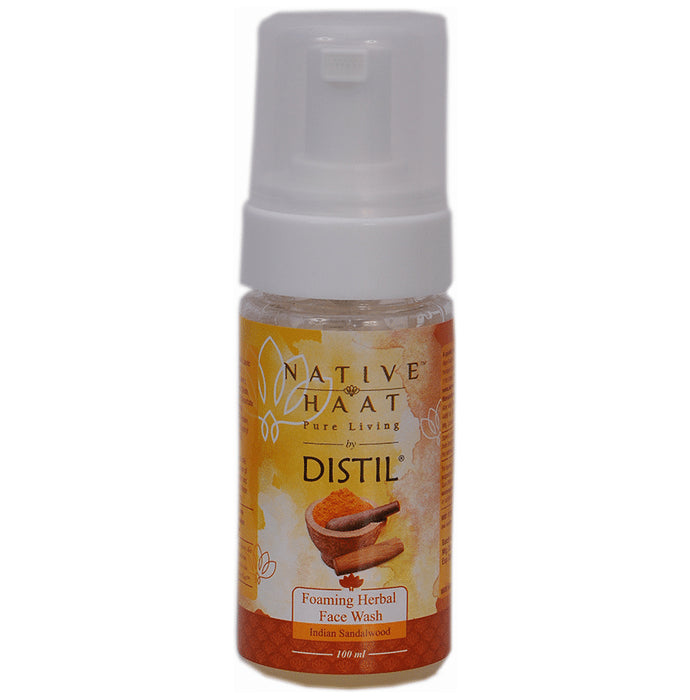 Aloe Veda Foaming Herbal Face Wash Indian Sandalwood
bottle of 100 ml Face Wash