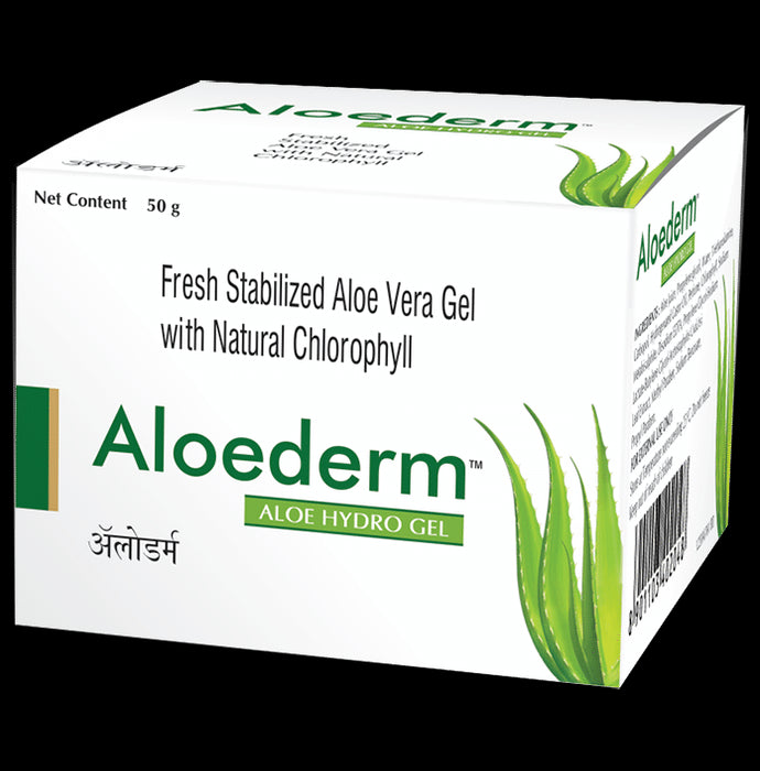 Aloederm Aloe Hydro Gel
jar of 50 gm Gel