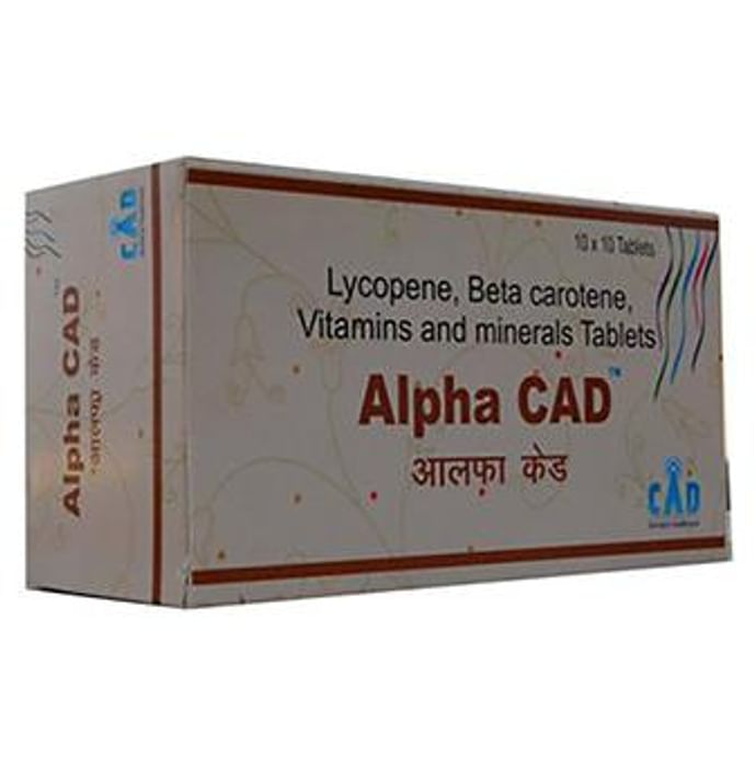 Alpha Cad Tablet
strip of 10 tablets