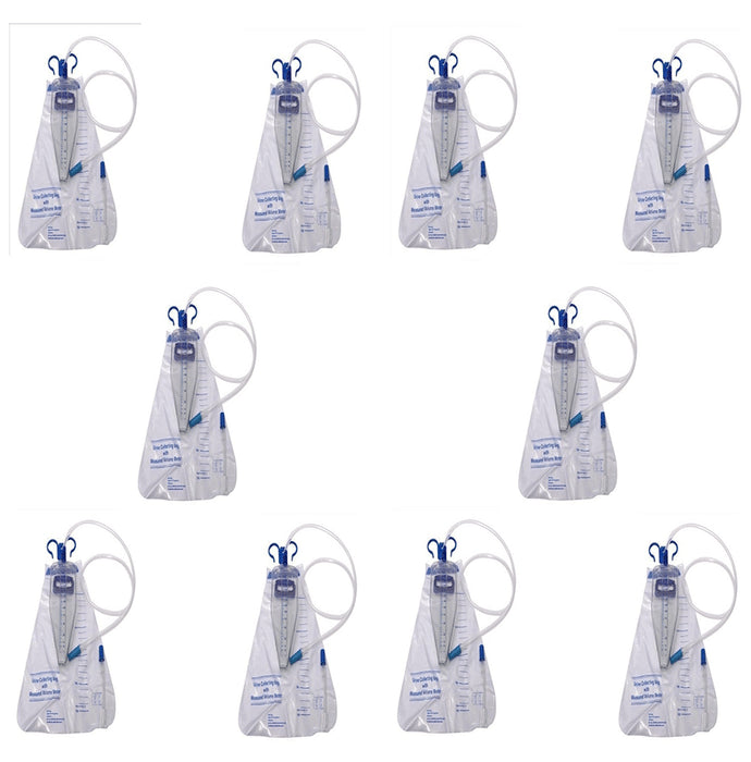 Alpha Urometer Uromeasure Bag with Measure Flexible Bottle
combo pack of 10 units