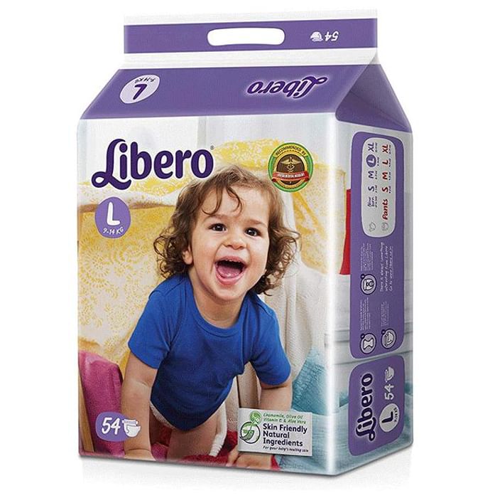 Libero Open Diaper Large
packet of 54 diapers