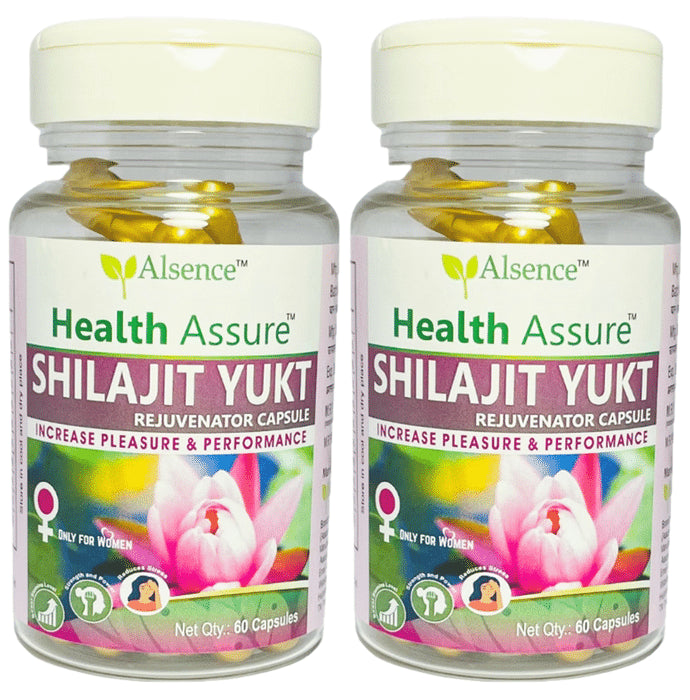Alsence Health Assure Shilajit Yukt Rejuvenator Capsules For Women (60 Each)
combo pack of 2 bottles