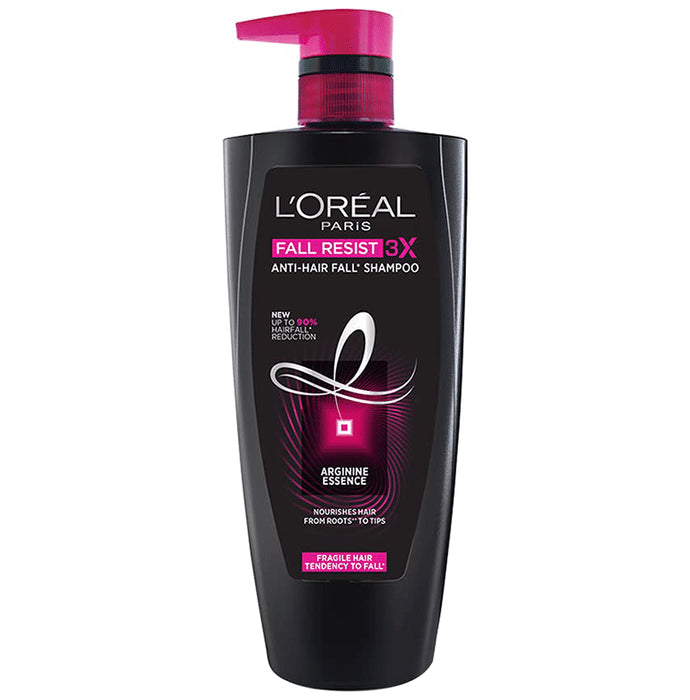 Loreal Paris Fall Resist 3X Anti Hair Fall Shampoo
pump bottle of 366 ml Shampoo