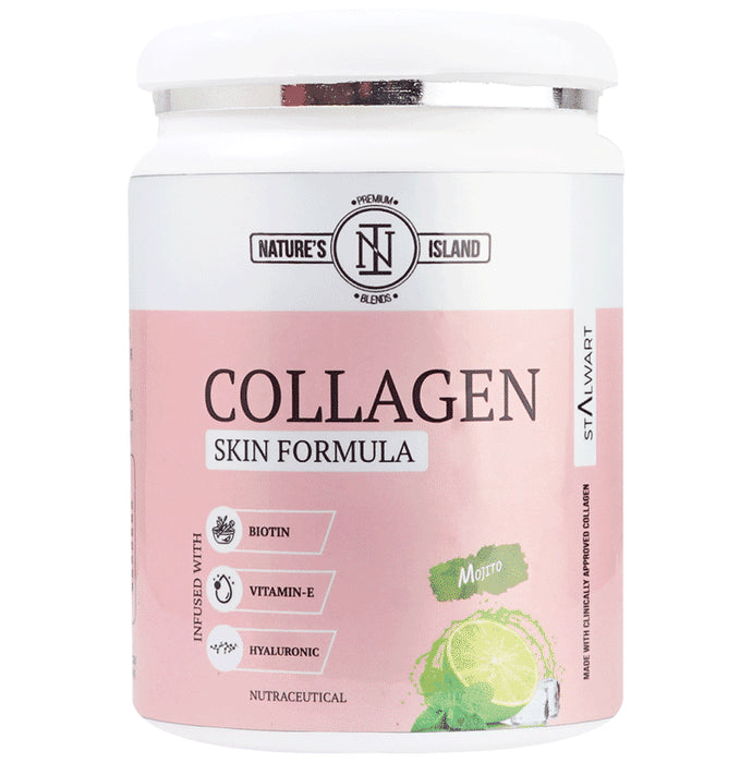 Nature's Island Collagen Skin Formula Mojito
jar of 250 gm Powder