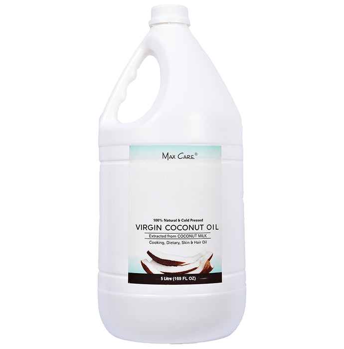Max Care 100% Natural & Cold Pressed Virgin Coconut Oil
Canister of 5 Ltr Oil