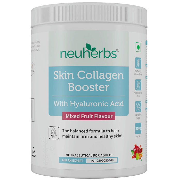 Neuherbs Mixed Fruit Skin Collagen Booster with Hyaluronic Acid
jar of 210 gm Powder