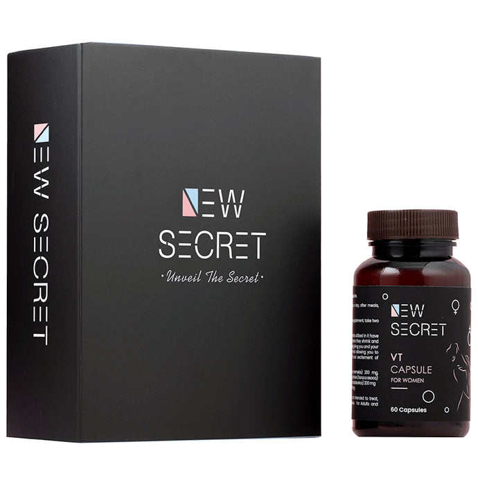 New Secret VT Capsule for Women
bottle of 60 capsules