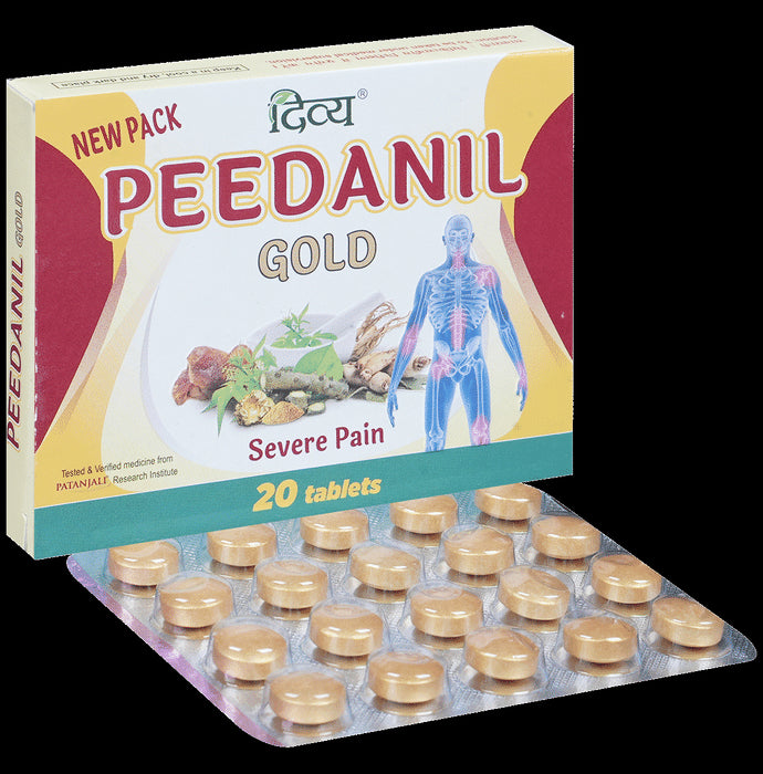 Patanjali Divya Peedanil Gold Tablet for Pain Relief
box of 20 tablets