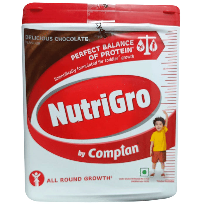 Nutrigro By Complan Protein | 2 to 6 Years | Flavour Delicious Chocolate
jar of 400 gm Powder