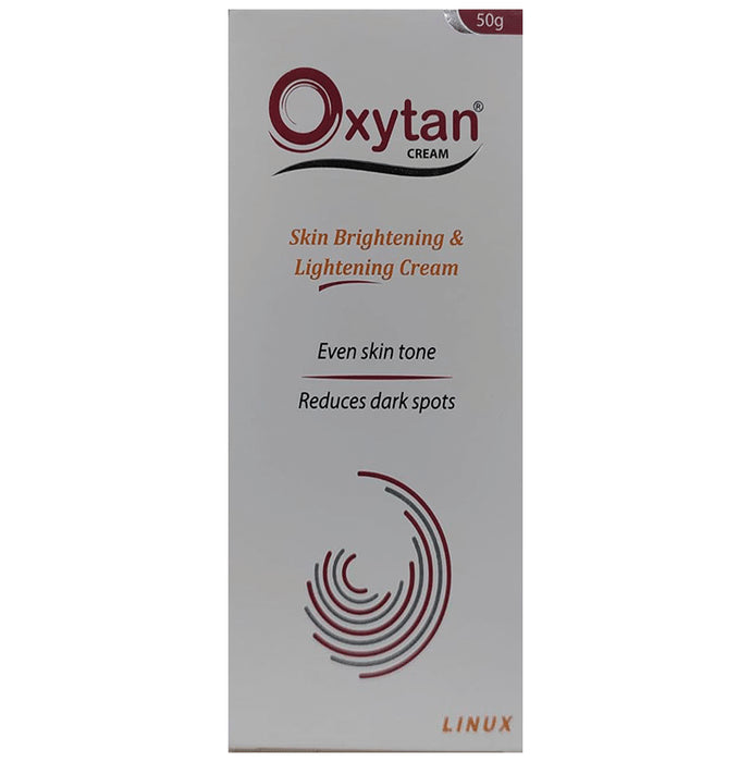 Oxytan Skin Brightening & Lightening Cream | For Even Skin Tone & Dark Spot Reduction
tube of 50 gm Cream