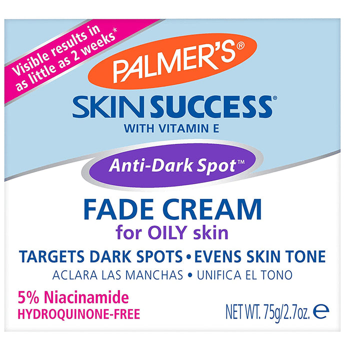 Palmer's Skin Success with Vitamin E Anti-Dark Spot Fade Cream for Oily Skin
jar of 75 gm Cream