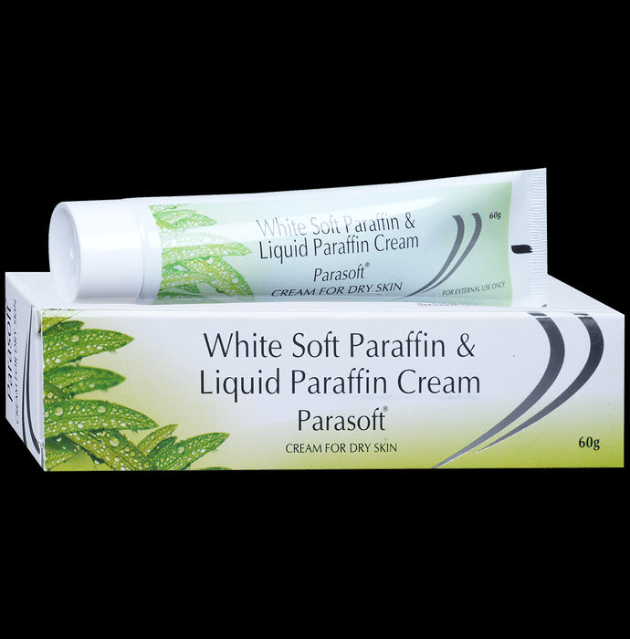 Parasoft White Soft Paraffin & Liquid Paraffin Cream | For Dry Skin
tube of 60 gm Cream