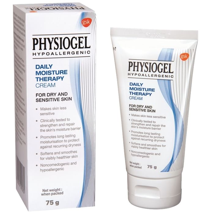 Physiogel Hypoallergenic Daily Moisture Therapy Cream | Face Care Product for Dry & Sensitive Skin
tube of 75 gm Cream