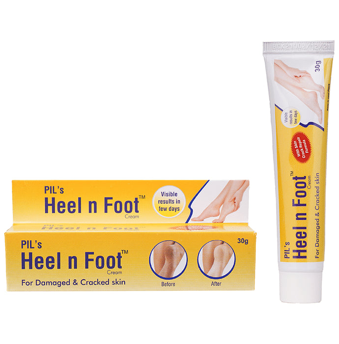 PIL Heel N Foot Cream for Damaged and Cracked Skin
tube of 30 gm Cream