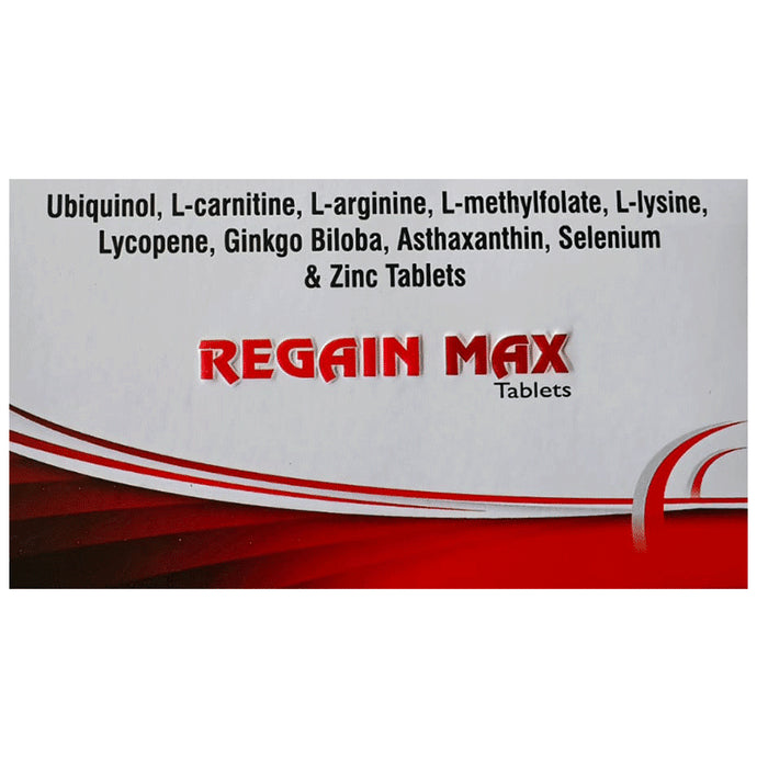 Regain Max Tablet
strip of 10 tablets