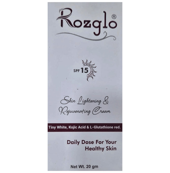 Rozglo Skin Lightening & Rejuvenating Cream
box of 20 gm Cream