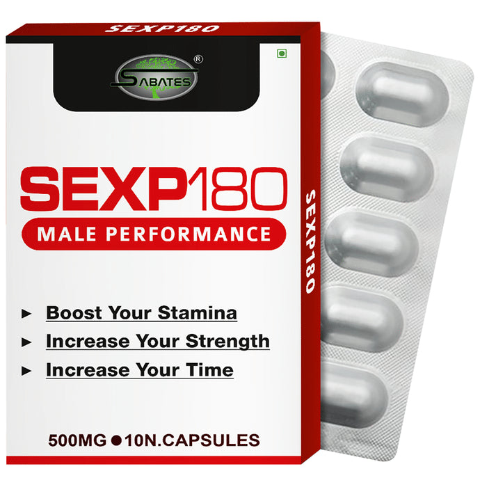 Sabates Sex P 180 Capsule
strip of 10 capsules