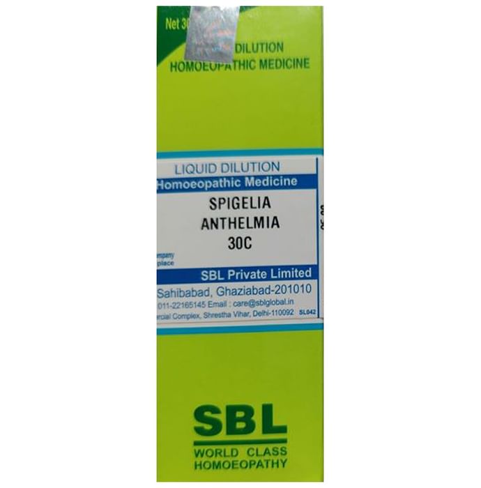 SBL Spigelia Anthelmia Dilution 30 CH
bottle of 30 ml Dilution
