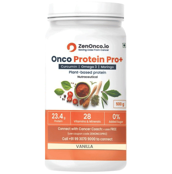 MediZen Onco Protein Pro+ 23.4gm Powder Vanilla
jar of 500 powders