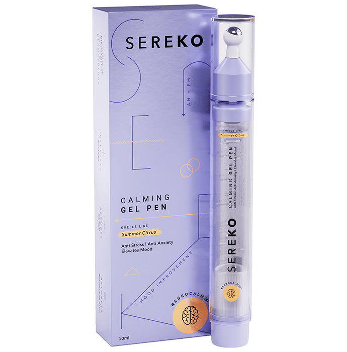 Sereko Calming Gel Pen for Undereye, Puffiness and Redness with Tea Tree
box of 10 ml Unit