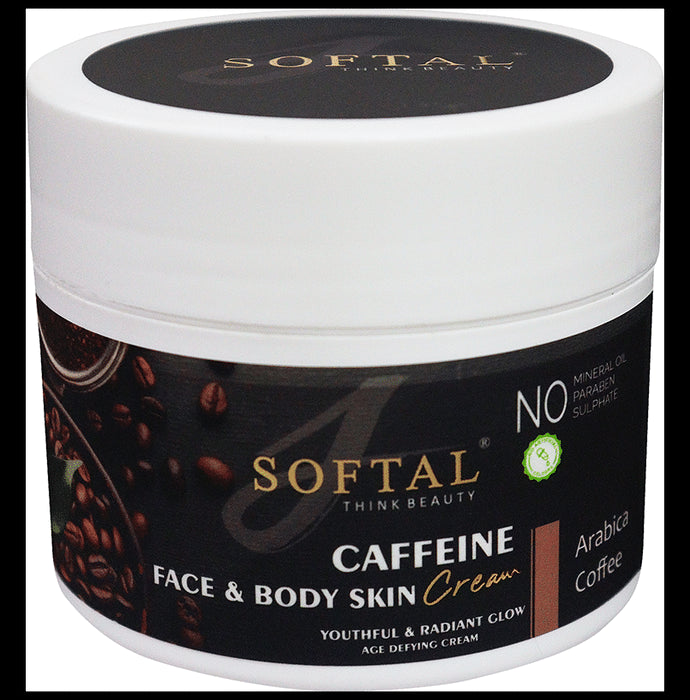 Softal Caffeine Face & Body Skin Cream
jar of 200 gm Cream