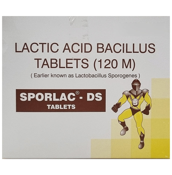Sporlac DS Tablet | For Stomach Care
strip of 20 tablets