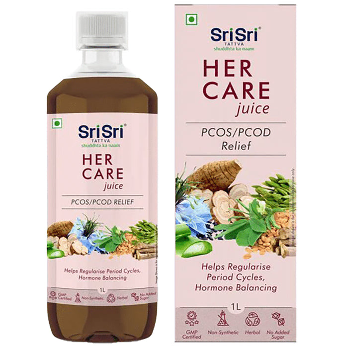 Sri Sri Tattva Her Care Juice
bottle of 1 Ltr Juice