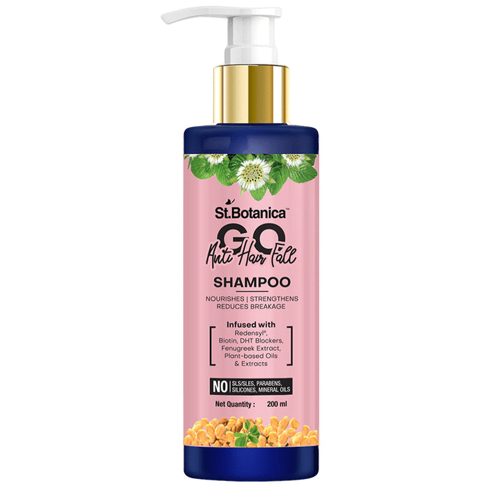 St.Botanica Go Anti Hairfall Shampoo
tube of 200 ml Shampoo