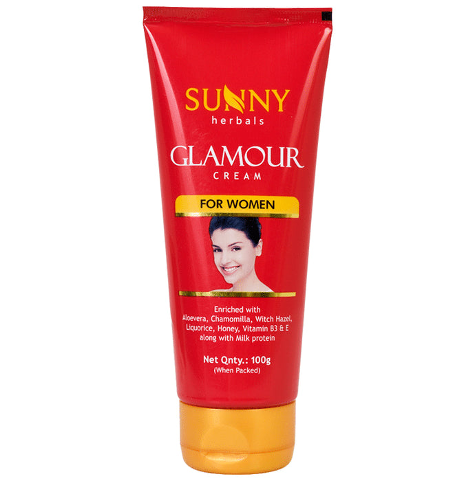 Sunny Herbals Glamour Cream for Smooth & Supple Skin | For Women
tube of 100 gm Cream