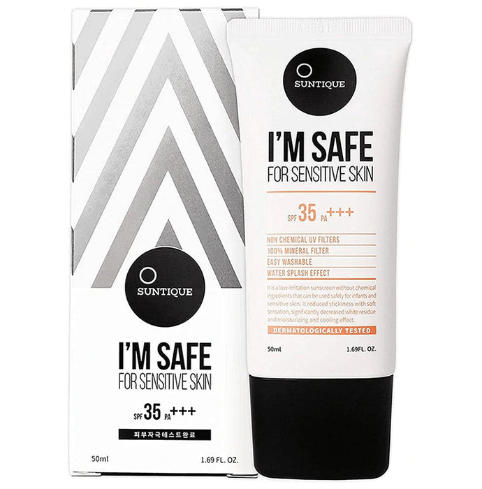 Suntique I'm Safe for Sensitive Skin SPF 35 PA+++
tube of 50 ml Cream