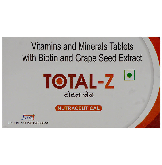 Total-Z Tablet
strip of 15 tablets