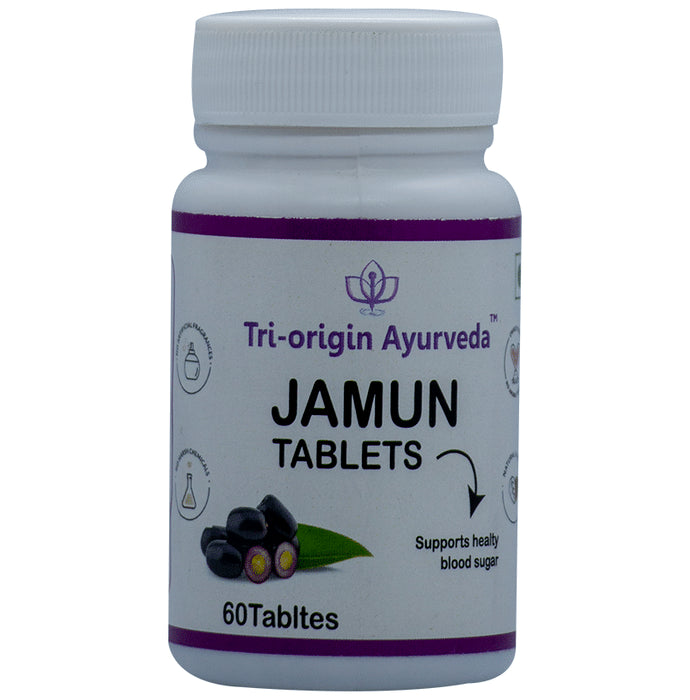 Tri-Origin Ayurveda Jamun Tablet
bottle of 60 tablets