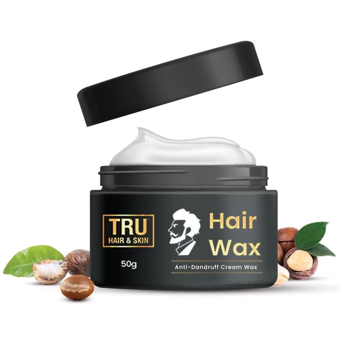 Tru Hair & Skin Anti-Dandruff Cream Hair Wax
jar of 50 gm Wax