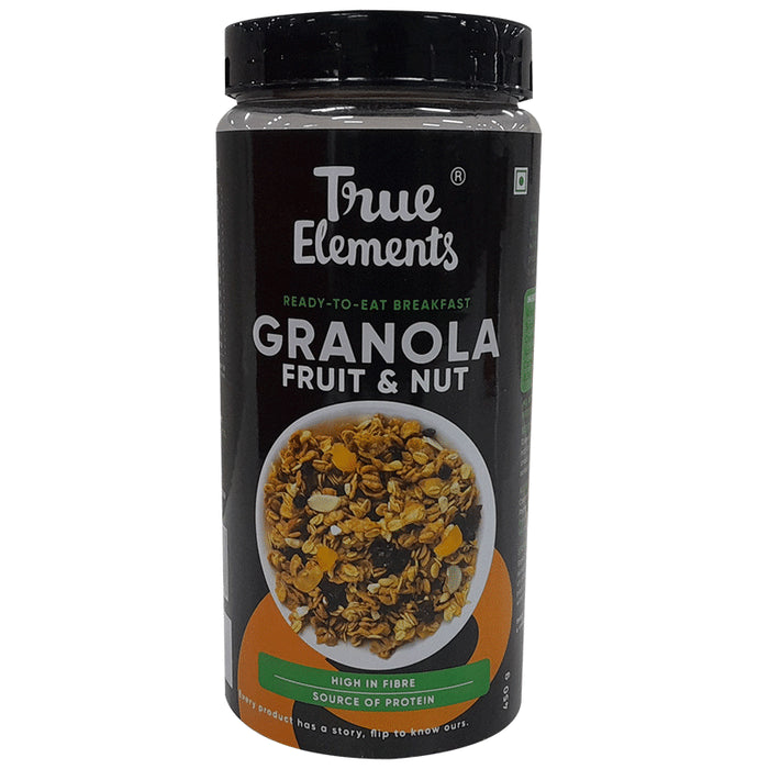 True Elements Granola Fruit & Nut
jar of 450 gm Pack