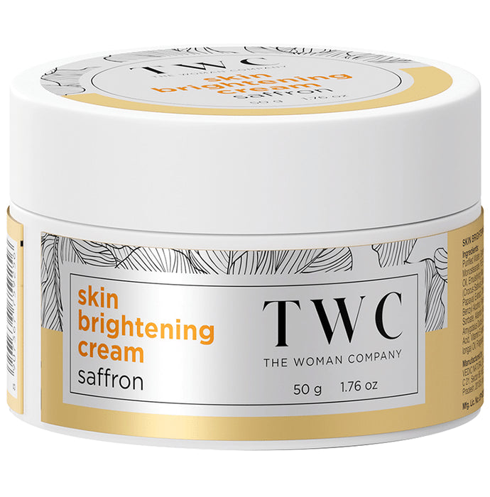 TWC The Woman Company Skin Brightening Cream Saffron
jar of 50 gm Cream