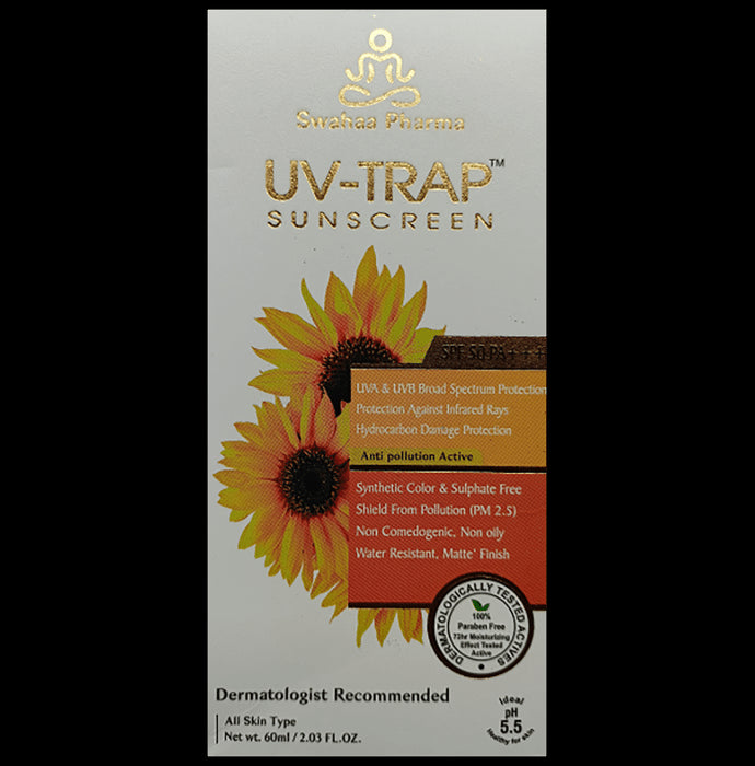 UV-Trap Sunscreen All Skin Type
bottle of 60 ml Cream