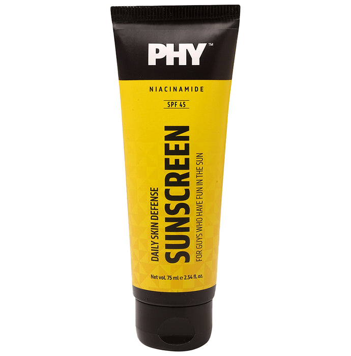 Phy Niacinamide SPF 45 Daily Skin Defense Sunscreen
tube of 75 ml Cream