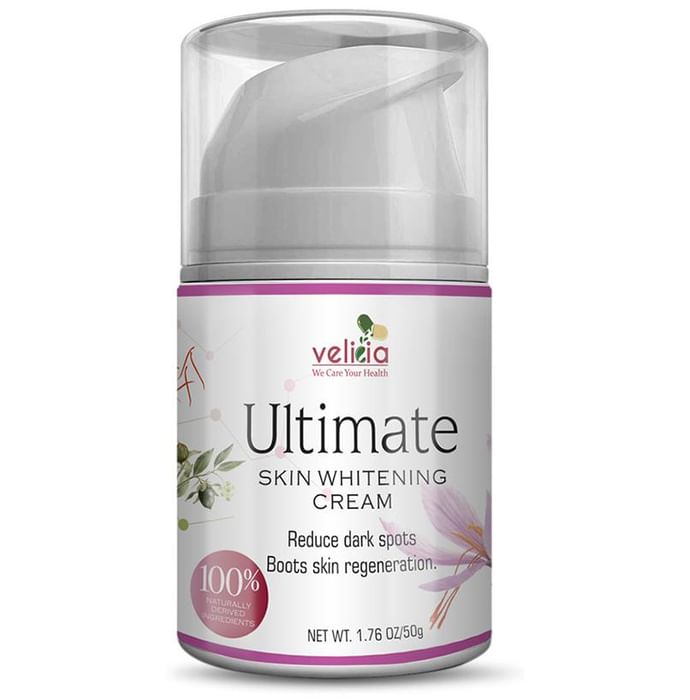Velicia Ultimate Skin Whitening Cream
pump bottle of 50 gm Cream