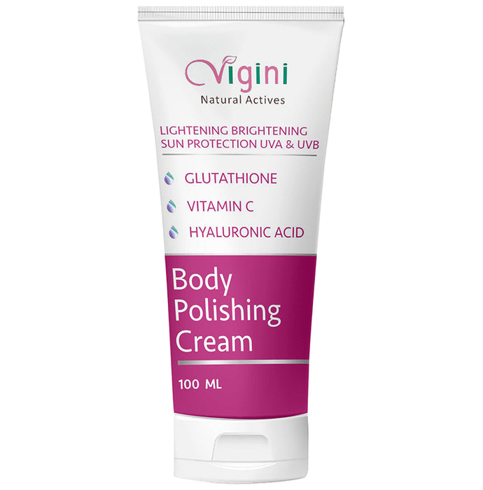 Vigini Natural Actives Skin Lightening Brightening Body Whitening Polishing Cream
tube of 100 ml Cream