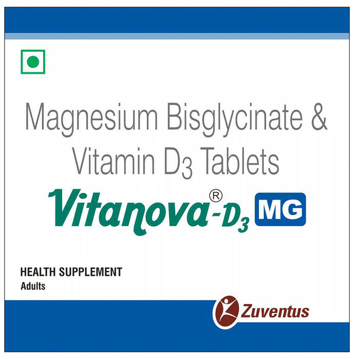 Vitanova-D3 MG Tablet
strip of 10 tablets